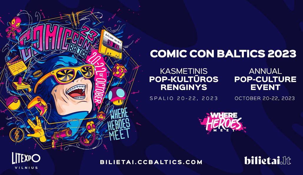 Comic Con Baltics 2023 Litexpo.lt