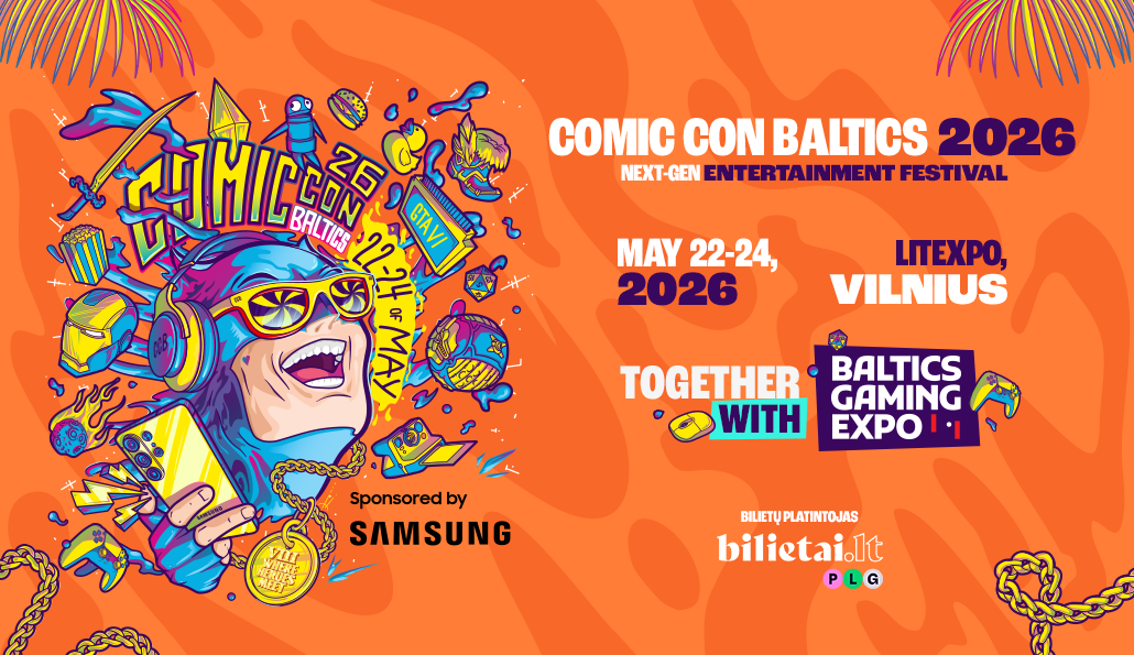 COMIC CON BALTICS 2026 SPONSORED BY SAMSUNG | Litexpo.lt